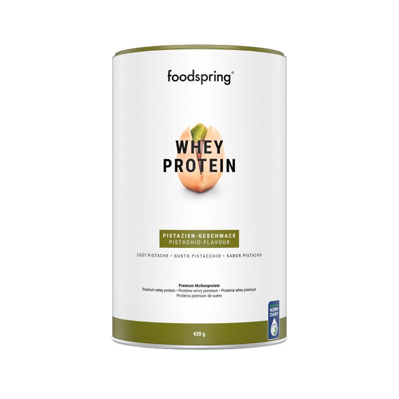 foodspring_Whey Protein Pistazien-Geschmack_EUR 19,99