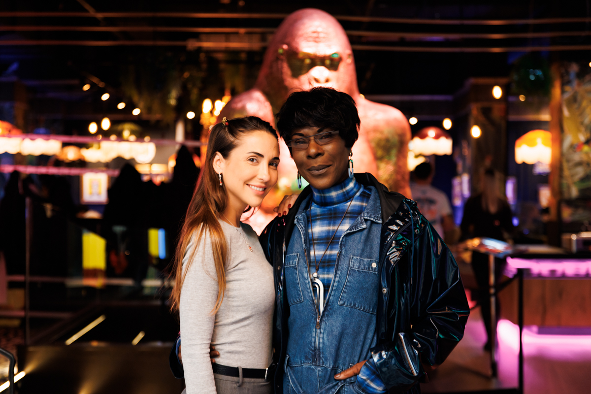 vlnr. Schauspielerin und Founder VieSFF Mery Cabezuelo und Sängerin Dorretta Carter (c)Alina Diesner