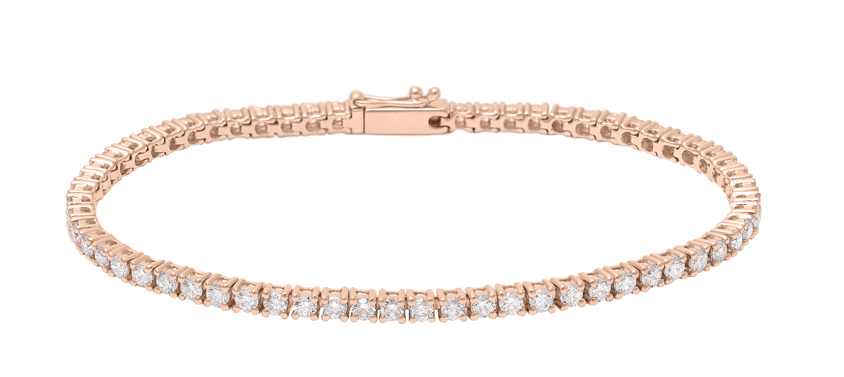 WAGNER_Rivière Collection_Armband_18 Kt Roségold, 0,5 ct Diamanten_EUR 3750