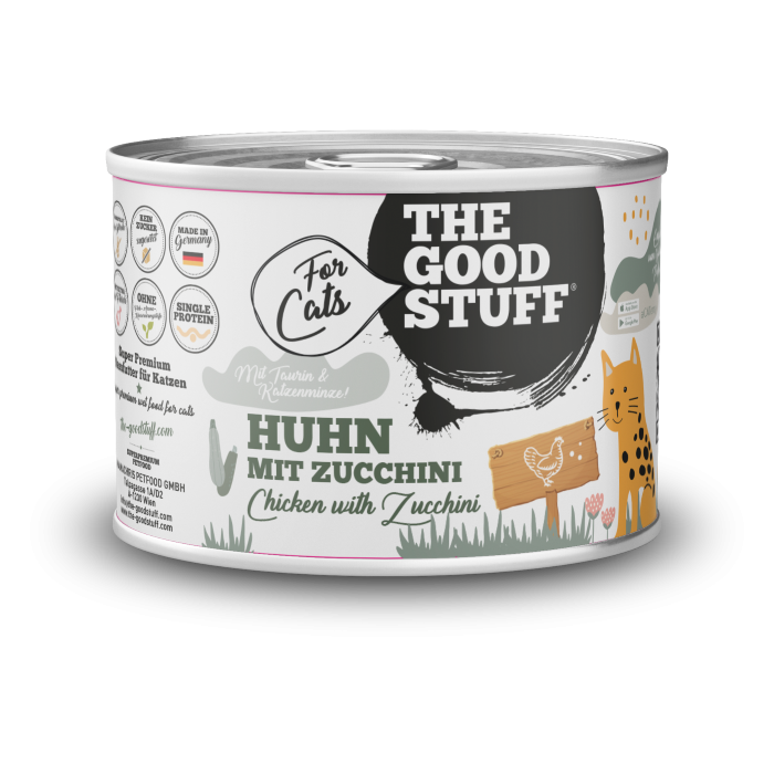THE GOODSTUFF_Nassfutter_Huhn mit Zucchini_200g_EUR 1,99