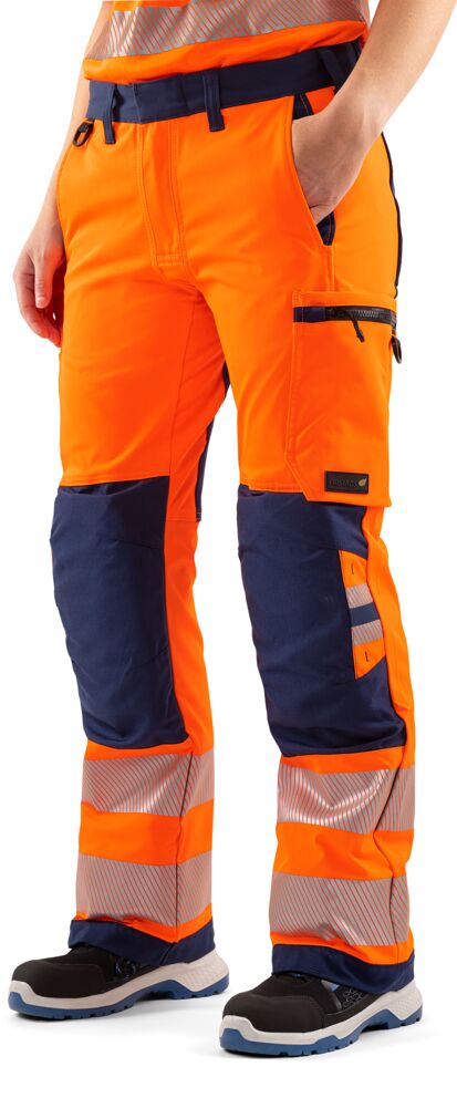 FRISTADS_High Vis Green Stretchhose Damen Kl. 2 2665 GSTP_134241-271_EUR 166,48