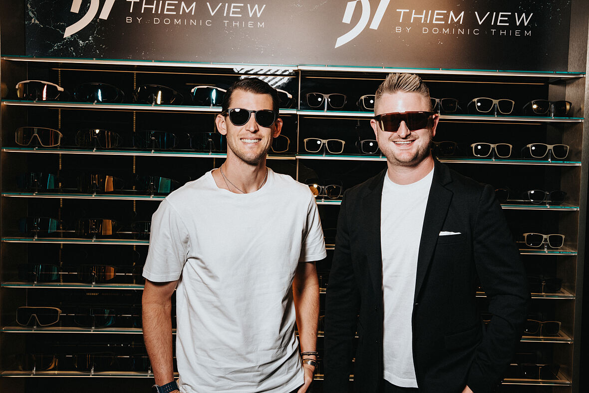 sehen!wutscher x THIEM VIEW Event am 25.6.2026_Dominic Thiem und Fritz Wutscher jr. (c) Claudius Nagy_1