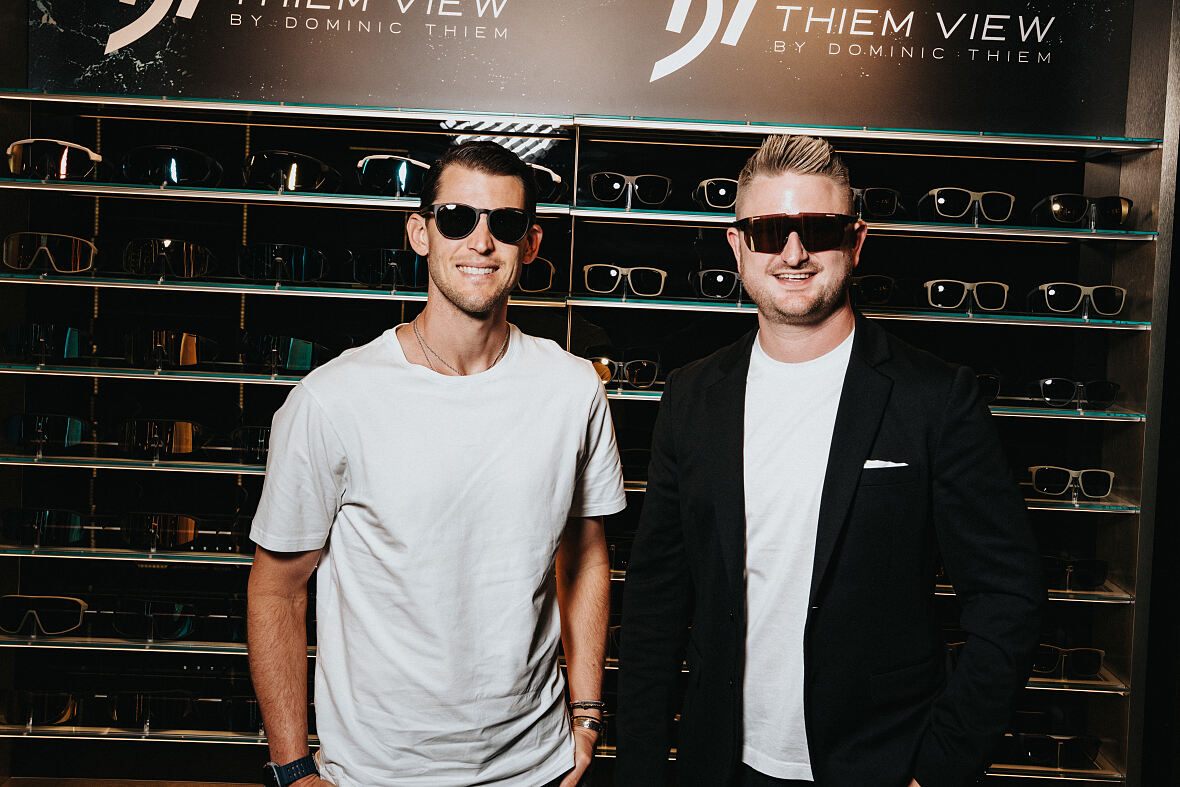 sehen!wutscher x THIEM VIEW Event am 25.6.2026_Dominic Thiem und Fritz Wutscher jr. (c) Claudius Nagy_2