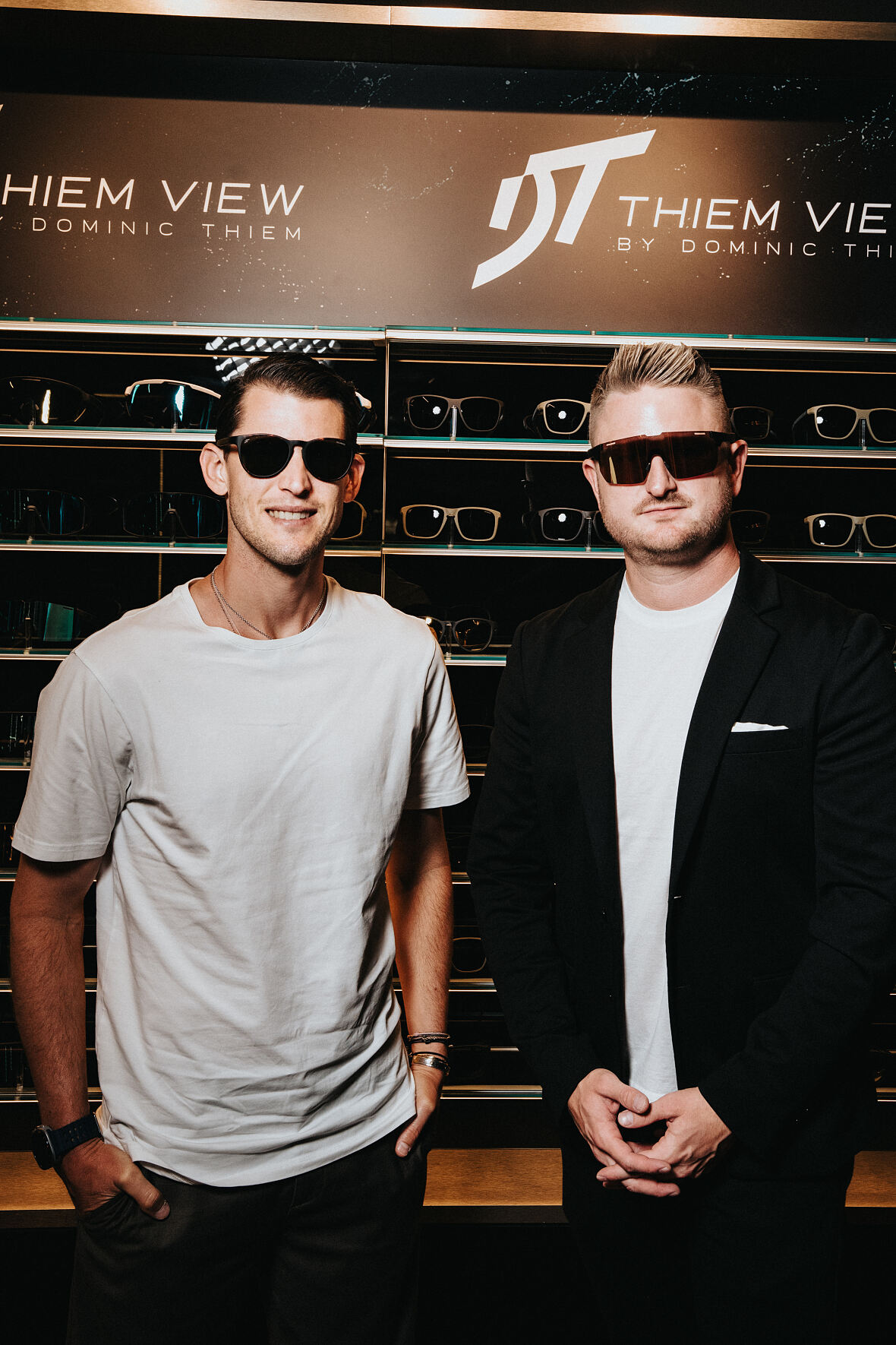 sehen!wutscher x THIEM VIEW Event am 25.6.2026_Dominic Thiem und Fritz Wutscher jr. (c) Claudius Nagy_3