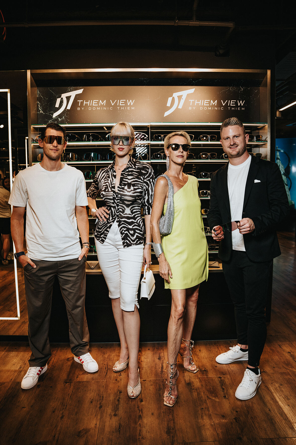 sehen!wutscher x THIEM VIEW Event am 25.6.2026_Dominic Thiem, Lou-Anne und Martina Gleissenebner, Fritz Wutscher jr. (c) Claudius Nagy_21