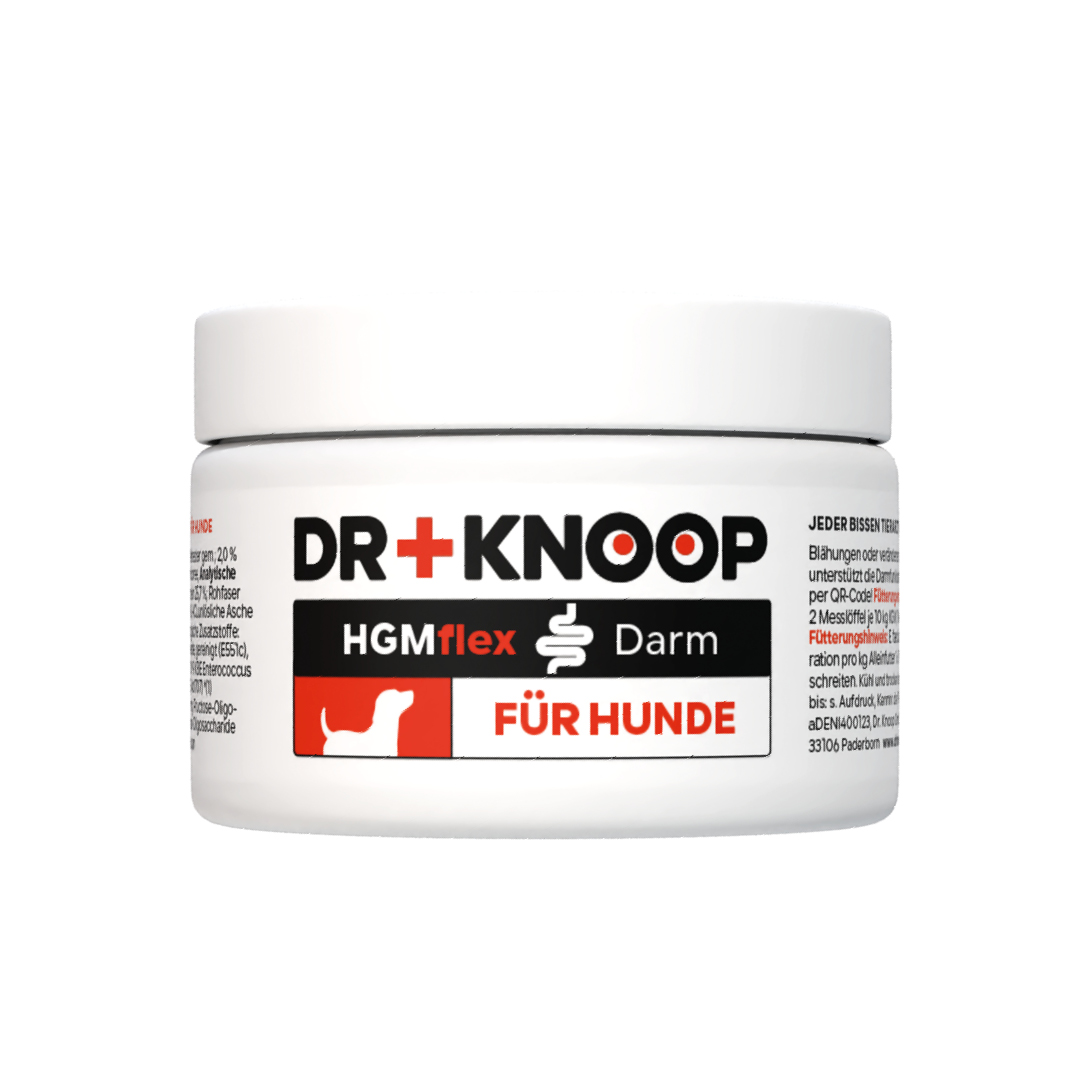 THE GOODSTUFF empfiehlt Dr. Knoop_HGM Flex Darm-Pulver für Hunde_EUR 15,95