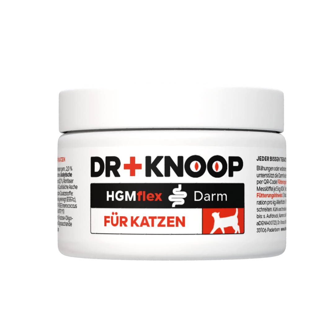 THE GOODSTUFF empfiehlt Dr. Knoop_HGM Flex Darm-Pulver für Katzen_EUR 15,95