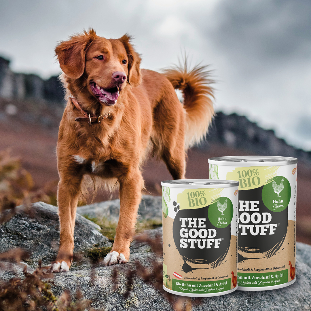 THE GOODSTUFF for Dogs_Bio-Nassfutter_Bio-Huhn mit Zucchini & Apfel_2