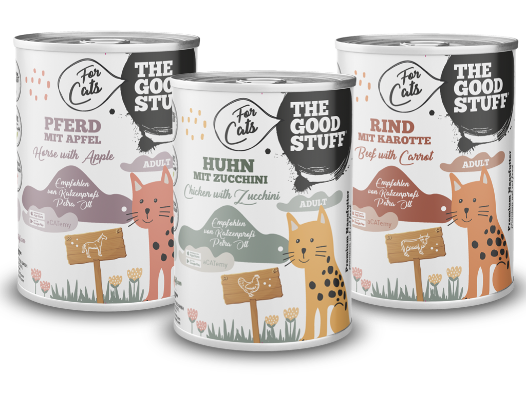 THE GOODSTUFF_For Cats_400g_ab EUR 3,29