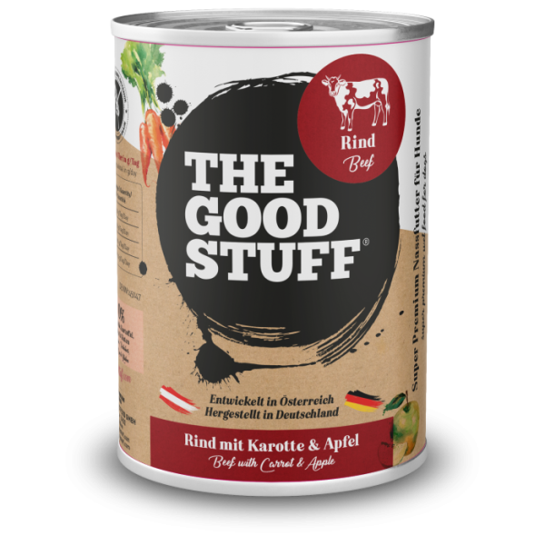 THE GOODSTUFF_Nassfutter_Rind mit Karotte und Apfel_EUR 3,29