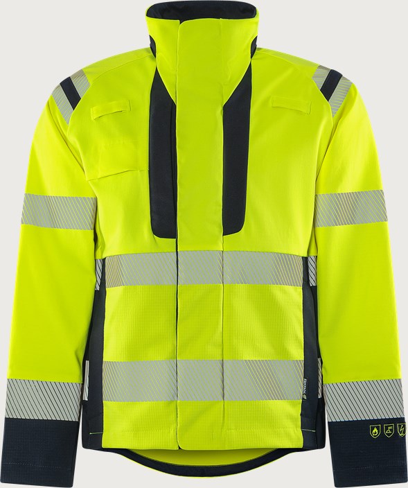FRISTADS_Flamestat Green High Vis Jacke Kl. 3 4940 GFS_Multinorm Green_301355-171_EUR 392,58