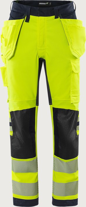 FRISTADS_Flamestat High Vis Green Handwerkerhose Aramid Kl. 2 2942 GFS_Multinorm Green_301356-171_EUR 416,38