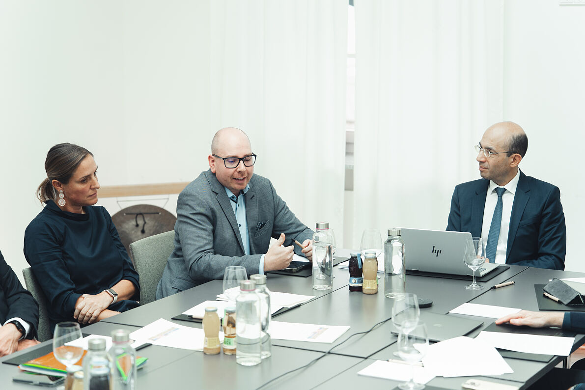 8_ÖGPRÄC Tagung 2026 Pressekonferenz_vlnr. Prof.in Priv.-Doz.in Dr.in Elisabeth Russe, Dr. Albert Fuchs, Univ.-Doz.Dr. Rafic Kuzbari_(c) Leon Moik _ Moik Media