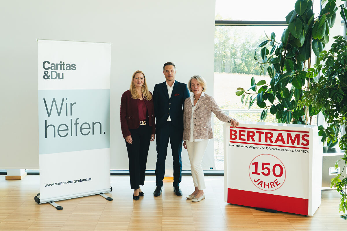 BERTRAMS x CARITAS_Pressekonferenz Wärme schenken_13.10.2026_ Daniela Winkler, Martin Wolfram, Hermine Rosen (c) MOIKMEDIA _ Leon Moik26