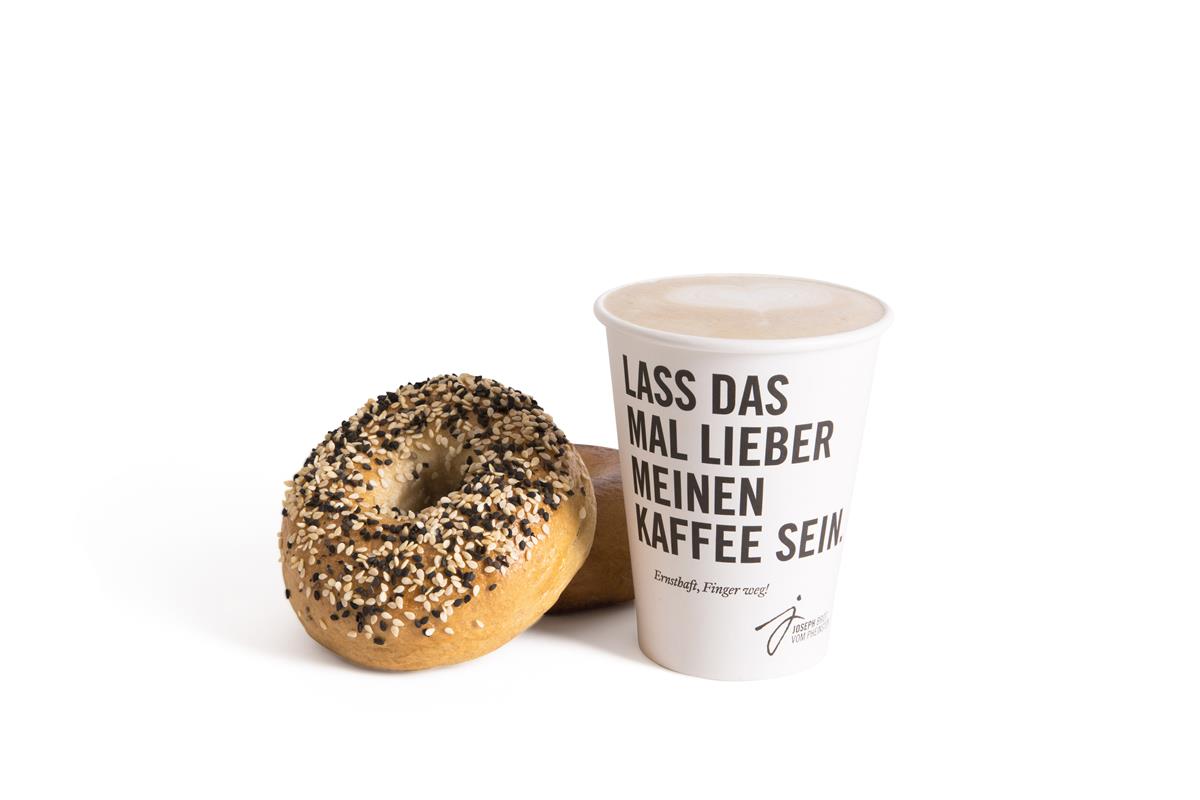 Wiener Sauerteig Bagel und Joseph Kaffee