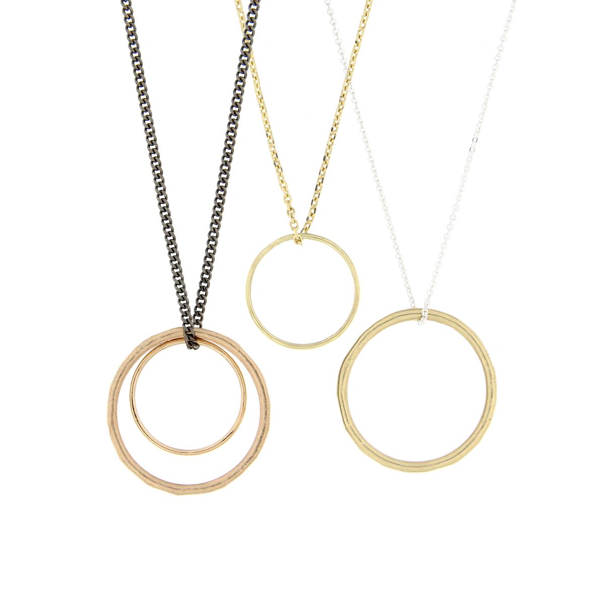 Katie g. Jewellery - Ringe auf Ketten in silber und Gold 4