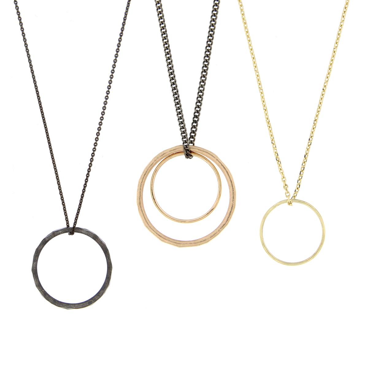 Katie g. Jewellery - Ringe auf Ketten in silber und Gold 3