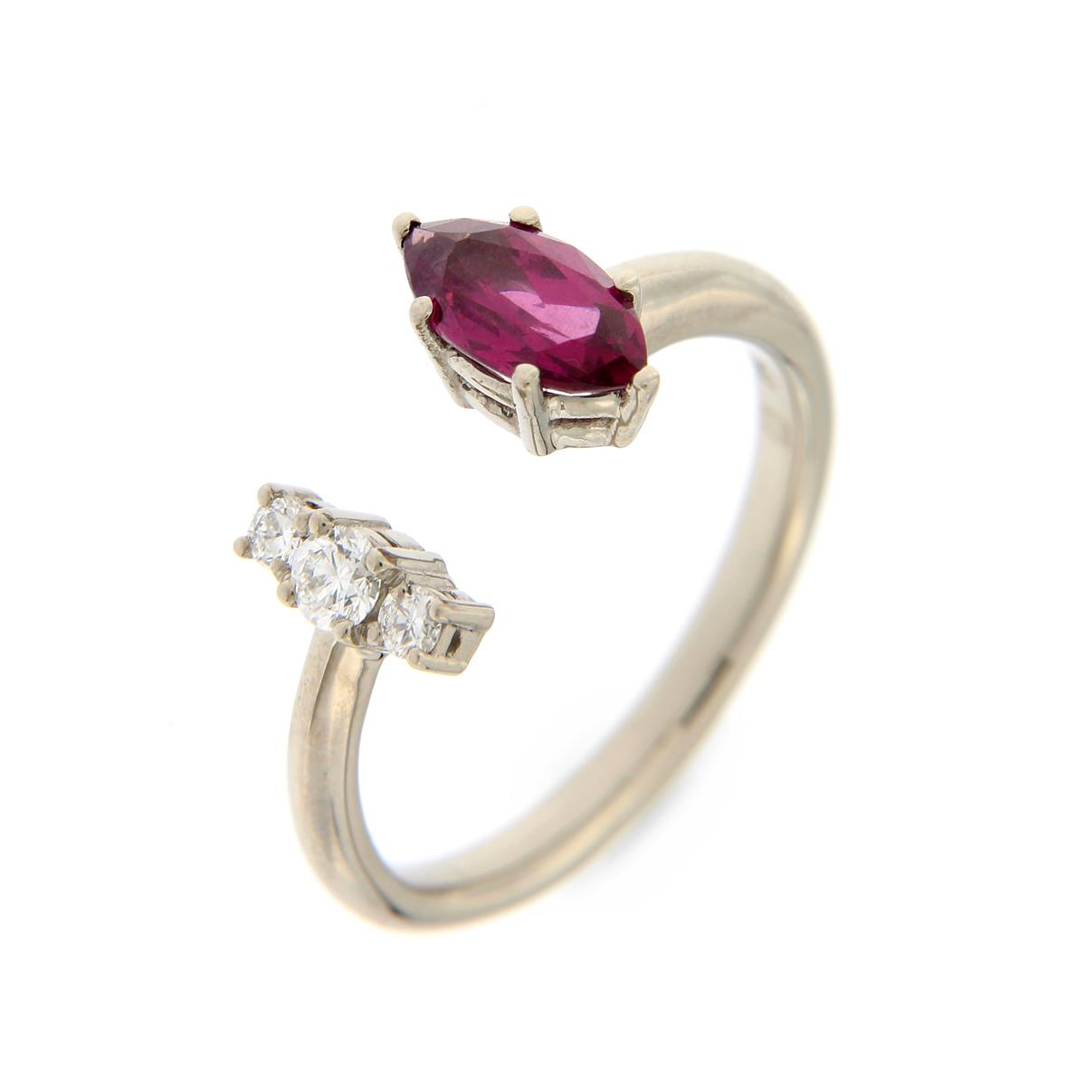 Katie g. Jewellery - Ring 3 - Rhodolit Pink - 1