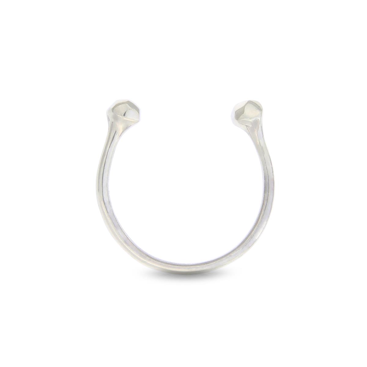 Katie g. Jewellery - Cutting Edge Nugget Ring - XS - Sterling silber poliert - 110€