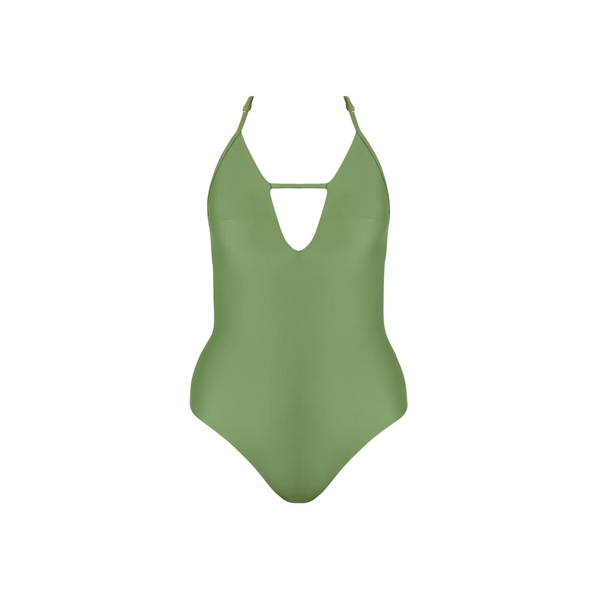 MARGARET AND HERMIONE_SS18_Swimsuit No.2_green_EUR 154,00