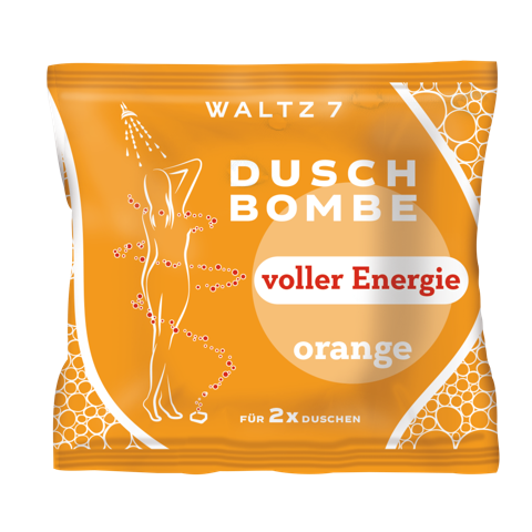 WALTZ 7 Duschbombe Orange_EUR 1,49