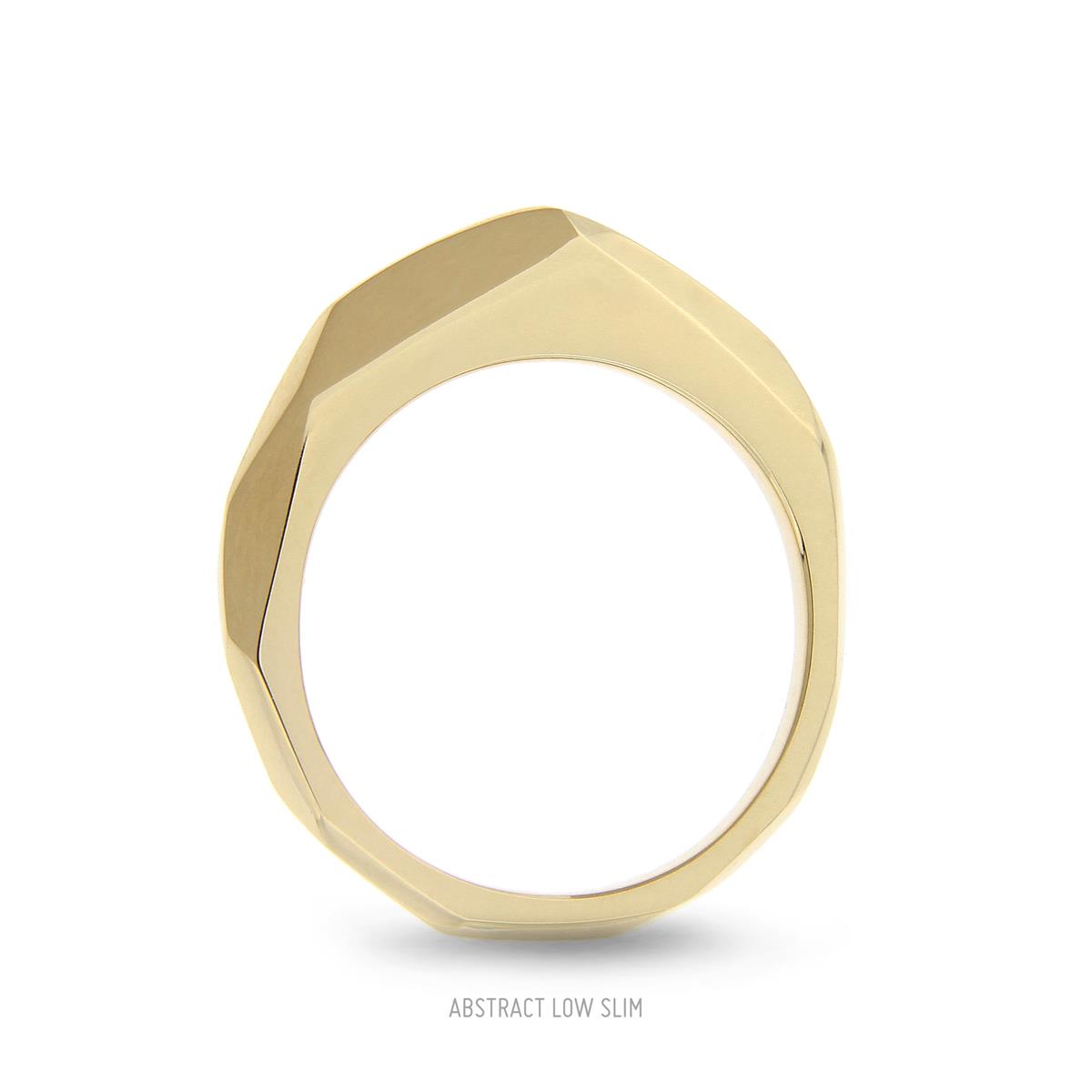Katie g. Jewellery - Abstract Low Slim - Champagnergold