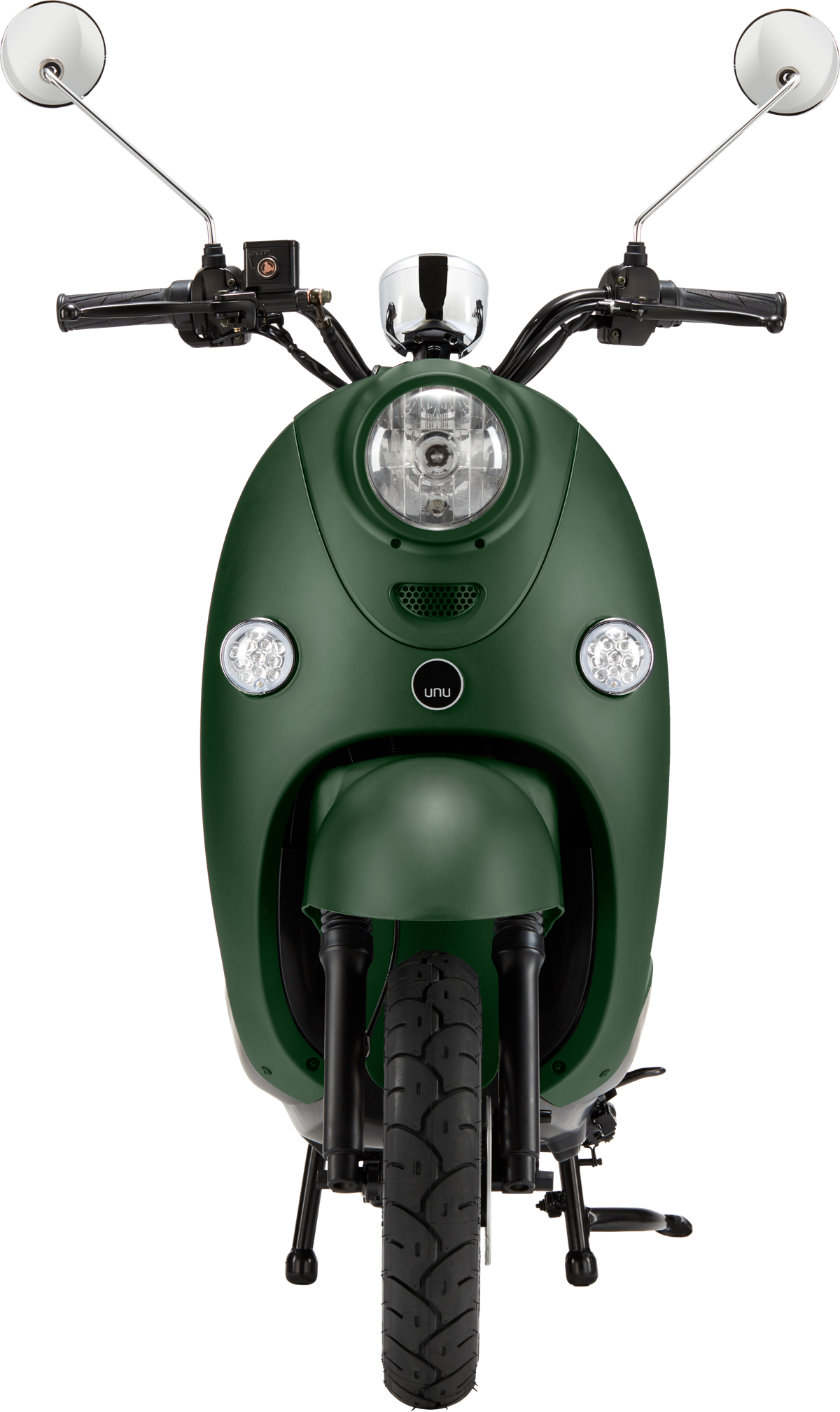 unu scooter front green