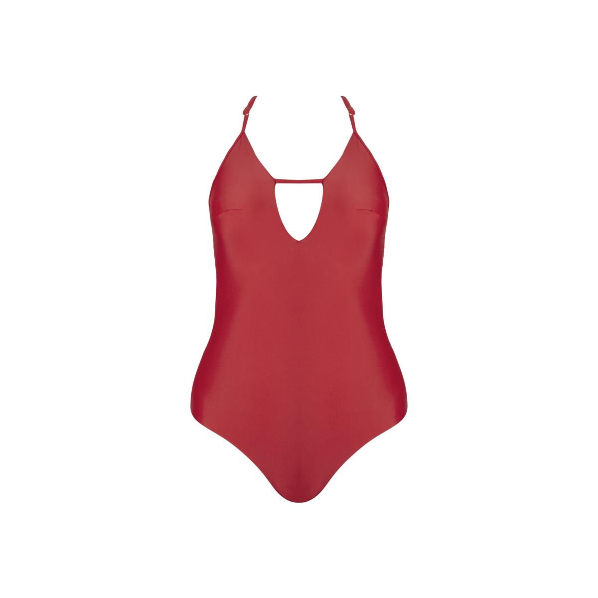 MARGARET AND HERMIONE_SS19_Swimsuit No.2_dark red_EUR 154,00