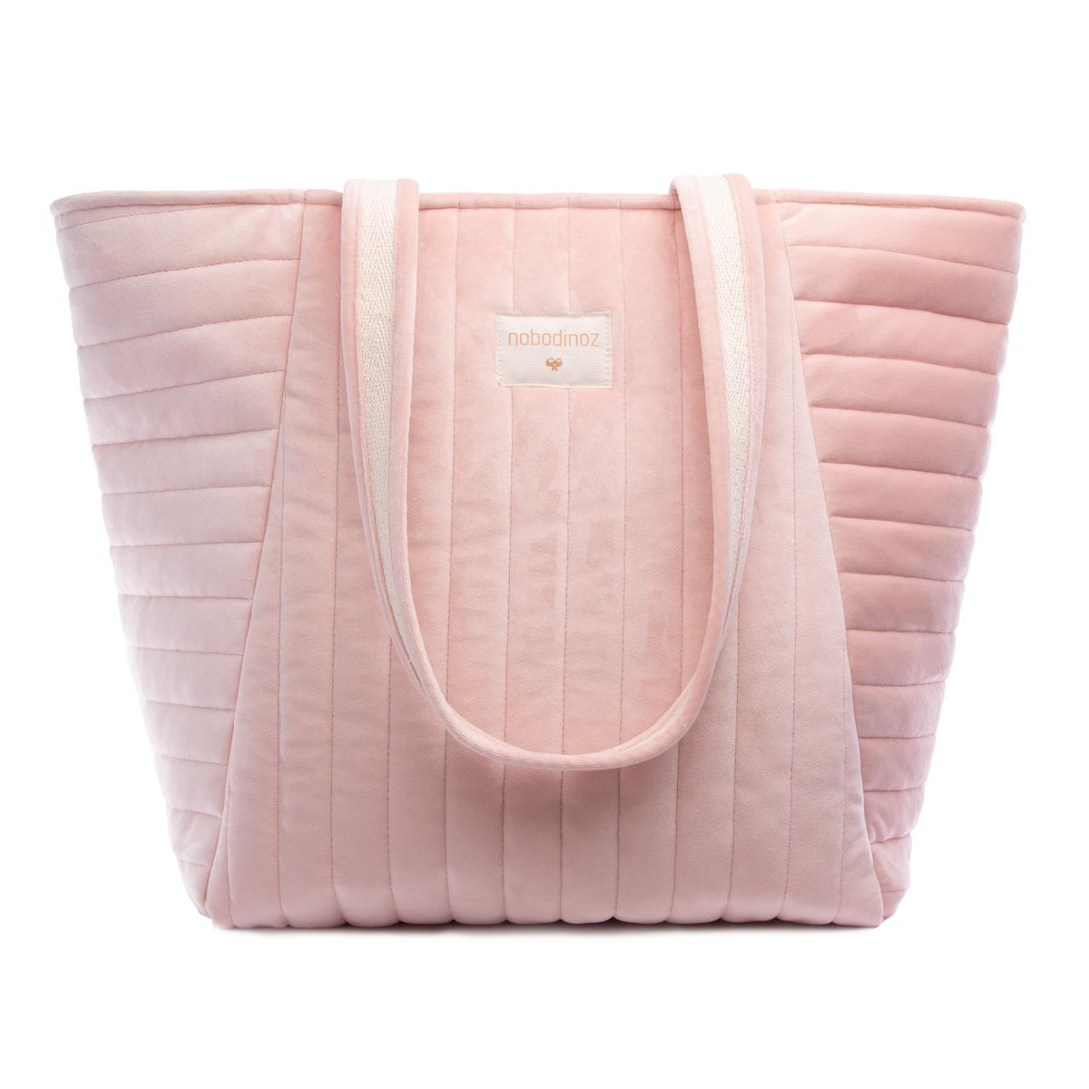 Savanna-velvet-maternity-bag-bloom-pink-€69,95
