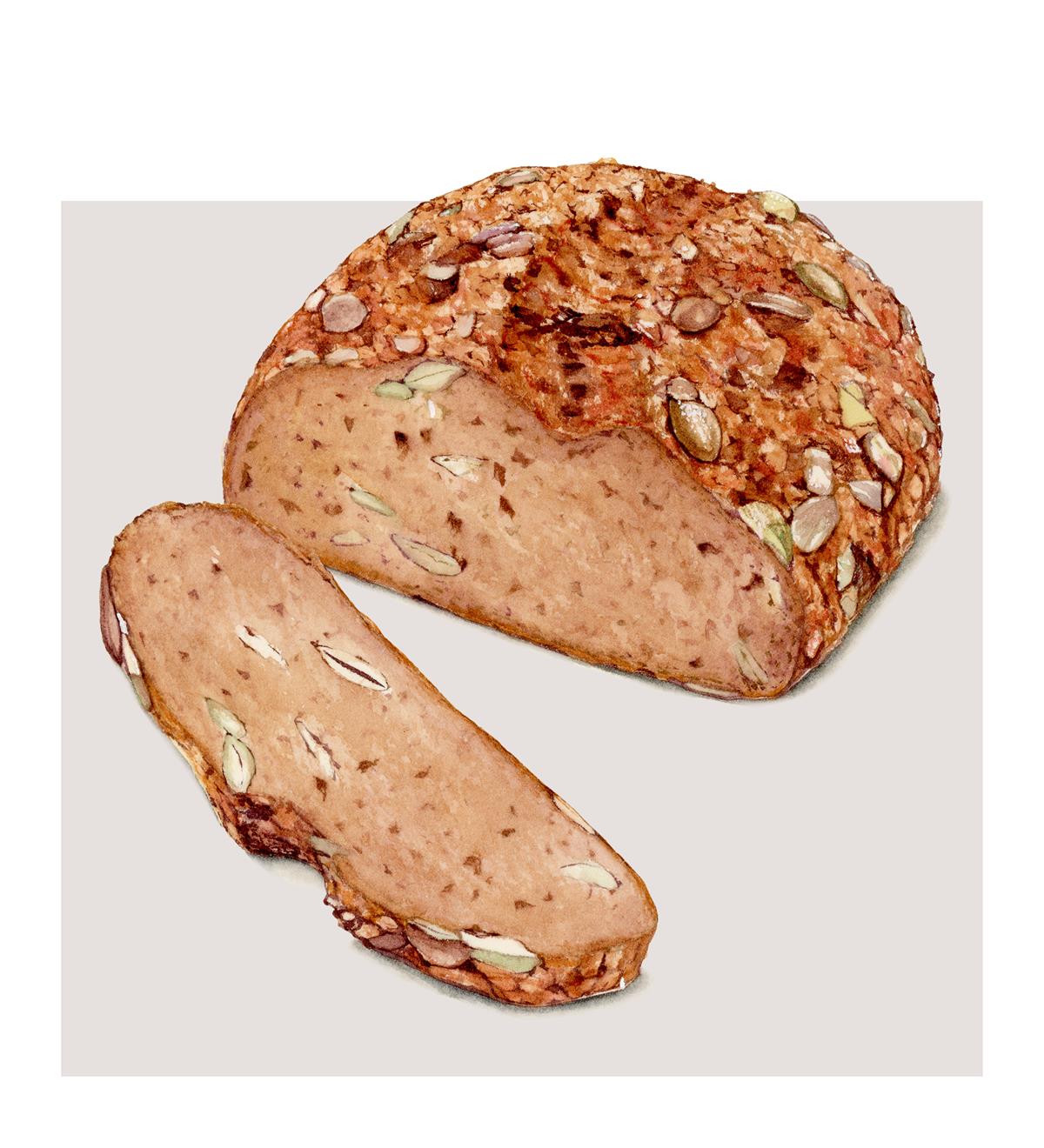 Joseph Brot, glutenfreies Bio Kürbis Hanfnuss Brot: 7,50 Euro