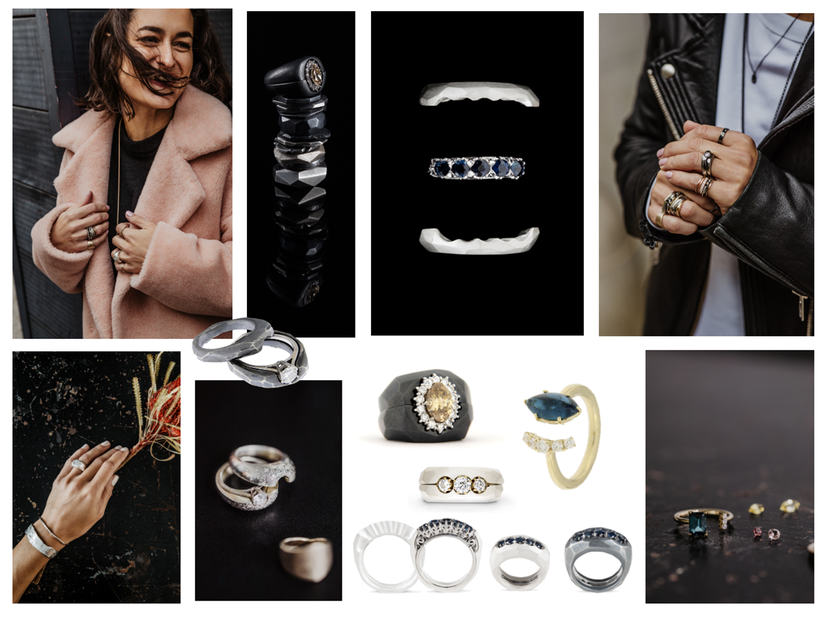 Katie g. Jewellery - Ring Casing - Pantone Farbe 2020
