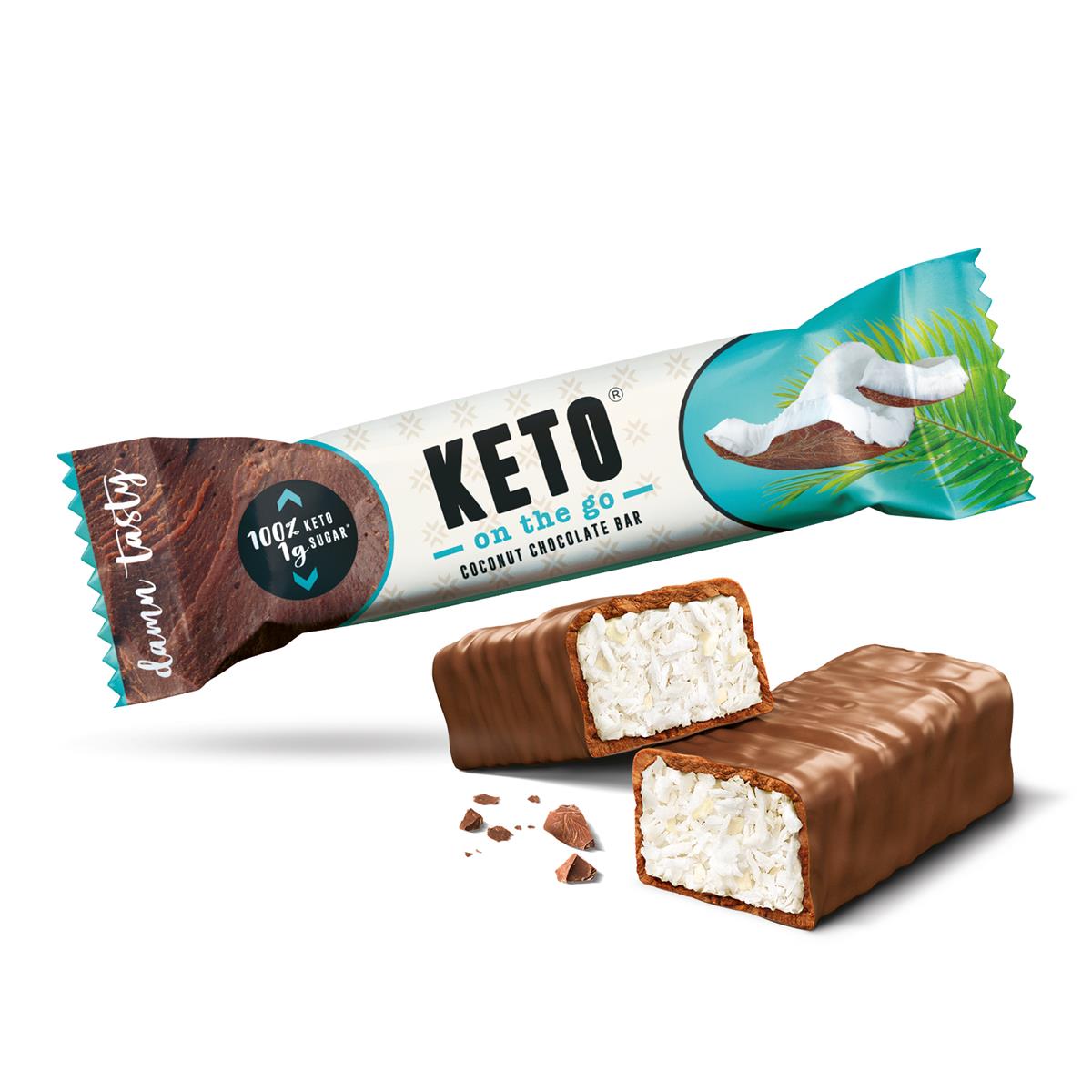 KETO on the go Coconut Chocolate Bar_1