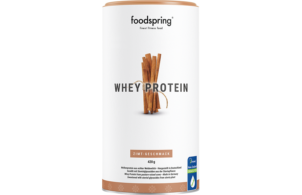 foodspring_Whey Protein_Zimt Geschmack_EUR 19,99