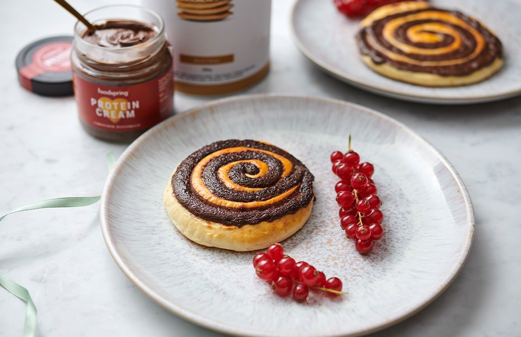 foodspring_Rezept_Gingerbread Swirl Pancakes