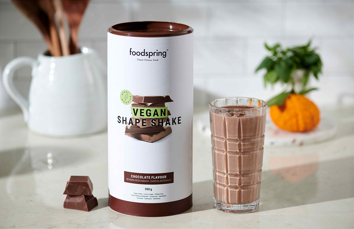foodspring_Vegan Shape Shake_Schokolade_je EUR 29,99_
