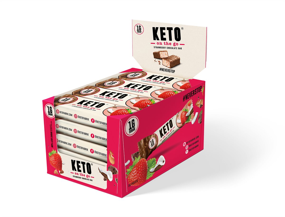 KETO Box Strawberry Chocolate_20 Stück_29,80_