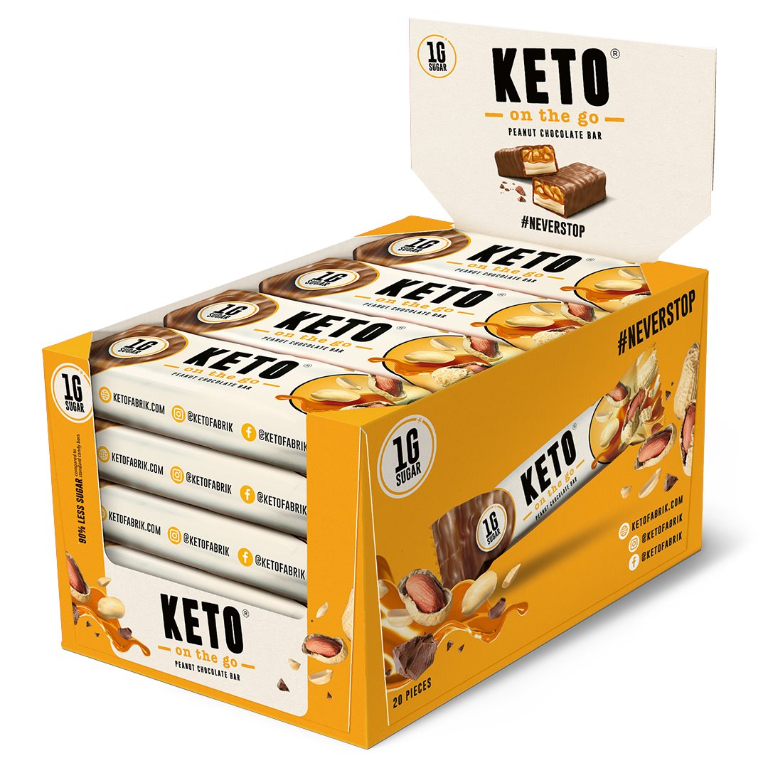 KETO Box Peanut Chocolate Bar_20 Stück_1