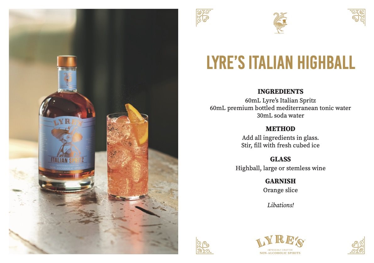 Lyres Italian Highball Rezept