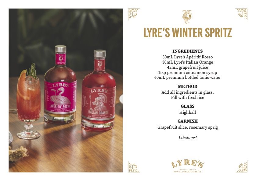 Lyres Winter Spritz Rezept