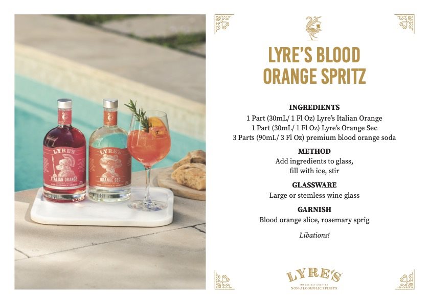 Lyres Blood Orange Spritz Rezept