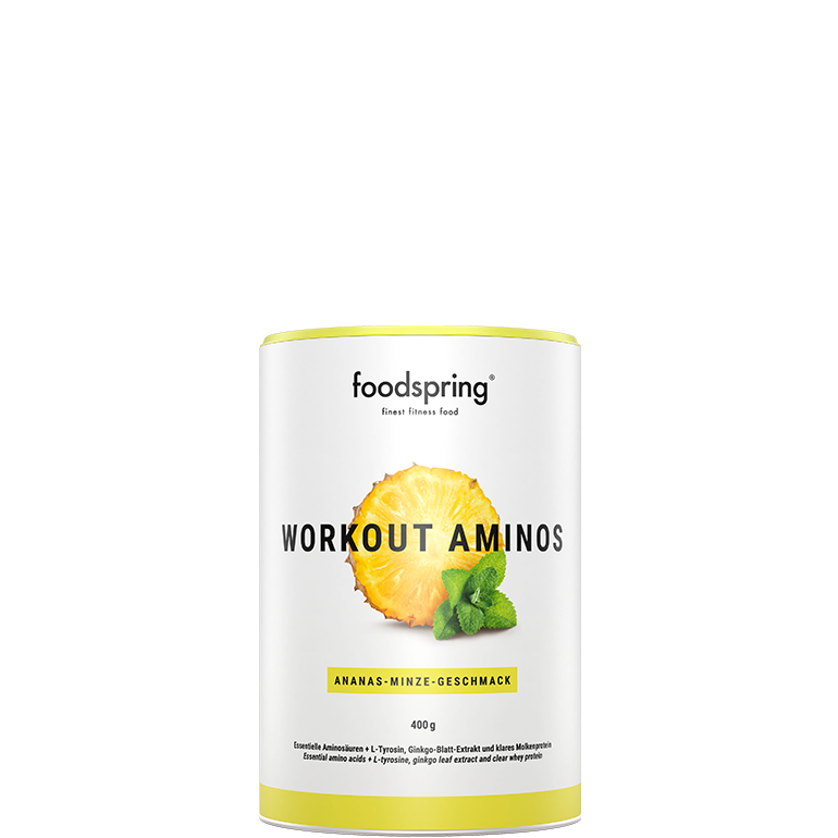 foodspring_Workout Aminos Ananas-Minze_EUR 34,99