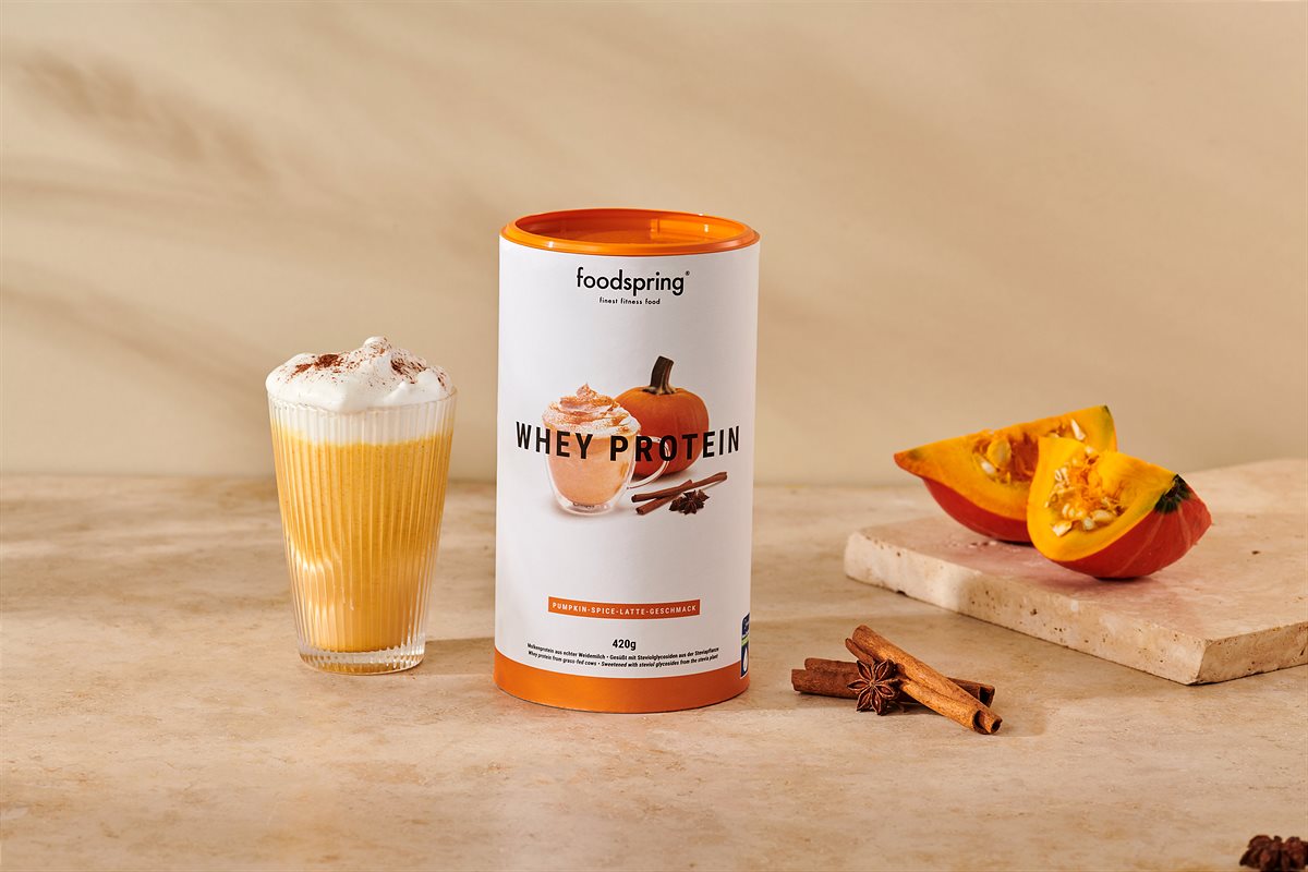 foodspring_Whey Protein_Pumpkin Spice Latte_EUR 29,99