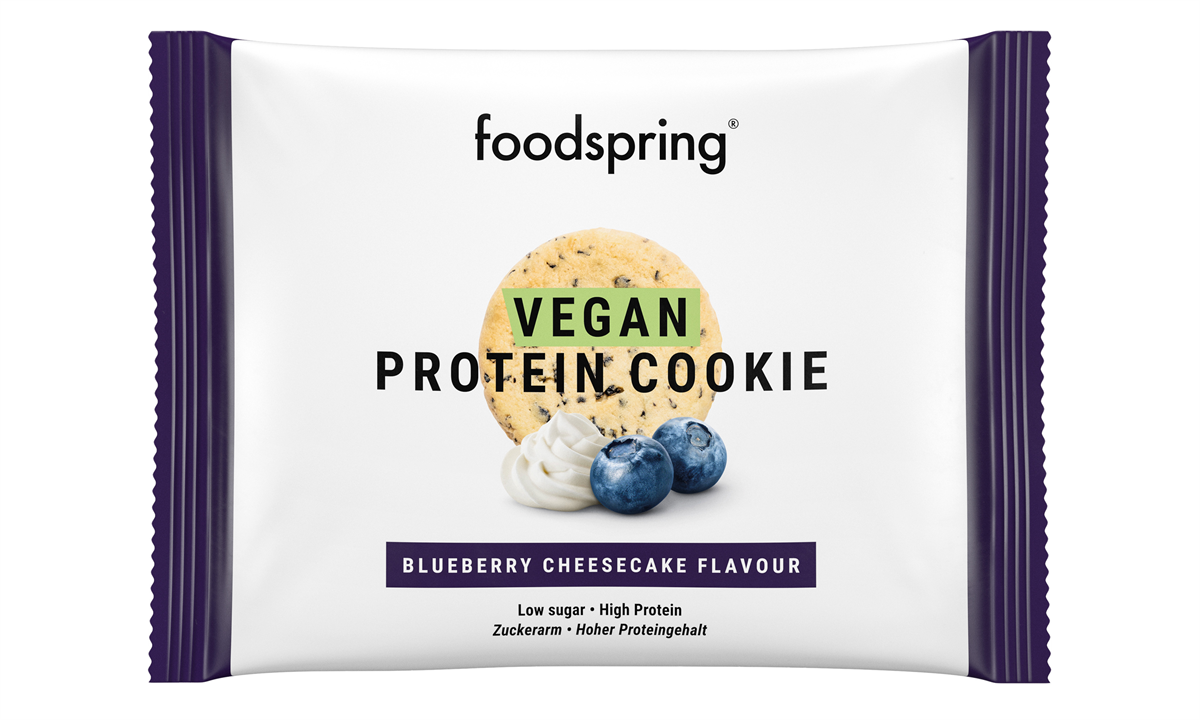 foodspring_Vegan Protein Cookie Blueberry Cheesecake_EUR 2,49