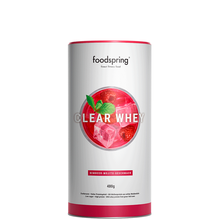 foodspring_Clear Whey_Himbeer Mojito_EUR 29,99_Freisteller