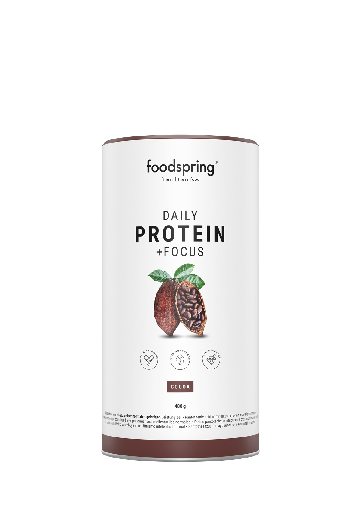foodspring_Daily Protein + Focus_EUR 29,99_Cocoa