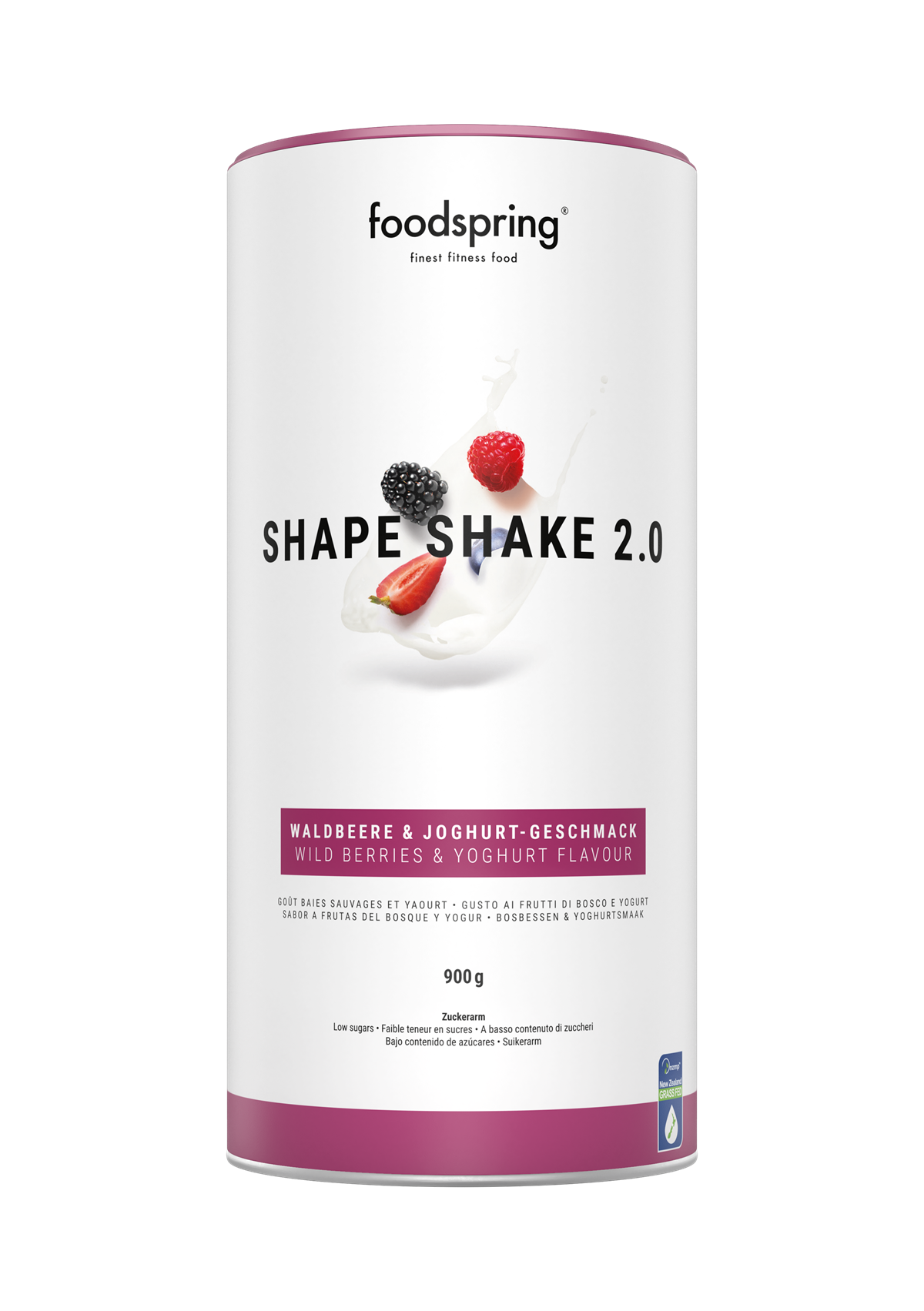 foodspring_Shape Shake 2.0_Waldbeere & Joghurt_EUR 29,99