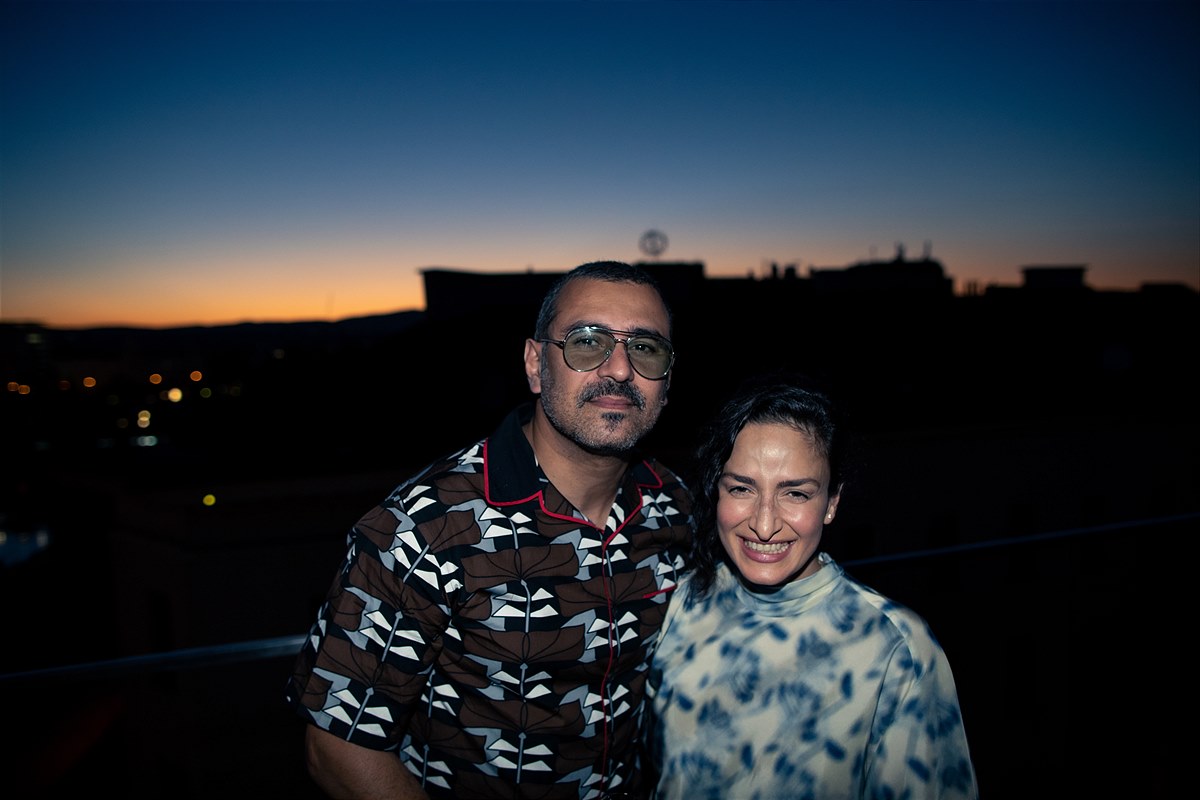 Radisson RED Vienna_ISTROS Rooftop_23.06.22_ Sammy Zayed und Nina Goguadze-Zayed