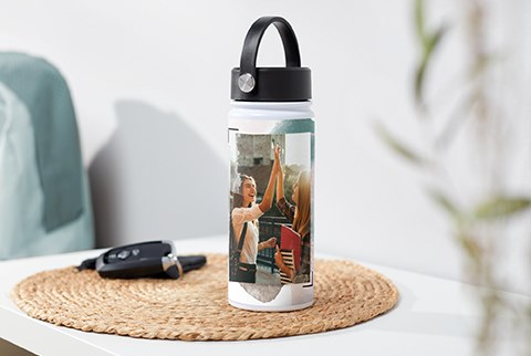 CEWE Edelstahl-Trinkflasche mit Foto EUR 29,99