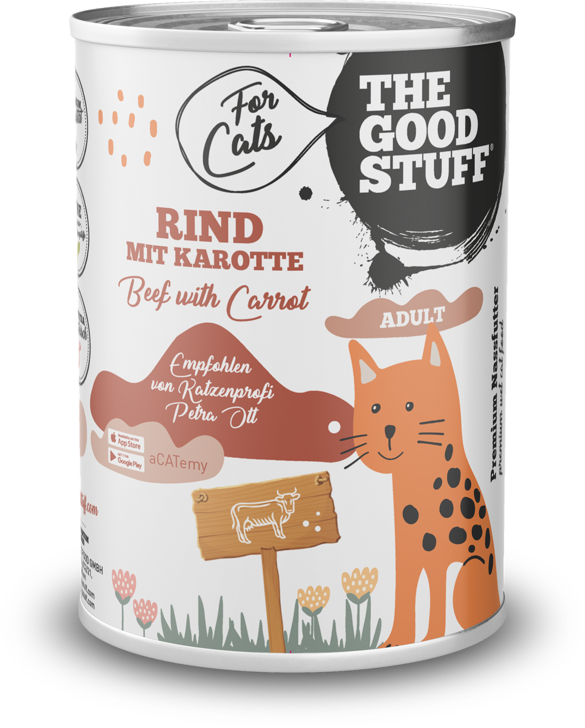 THE GOODSTUFF_For Cats_Rind_400g_EUR 3,19