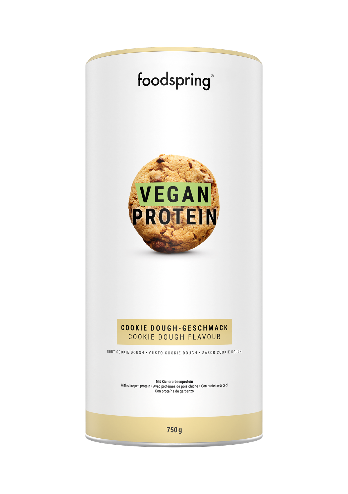 foodspring_Vegan Protein_Cookie Dough Geschmack_EUR 32,99